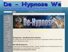 Tablet Screenshot of dehypnose.com